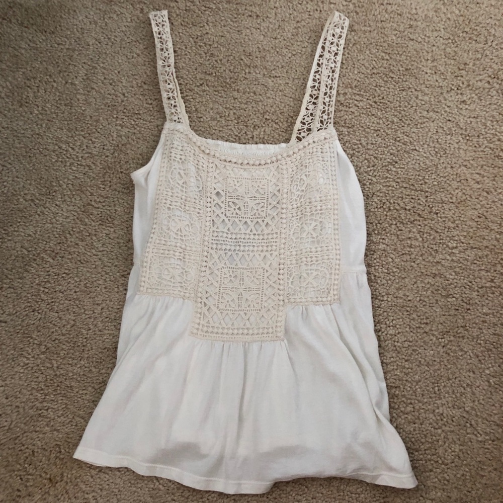 american eagle lace tank top